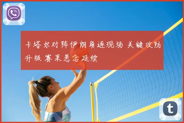 卡塔尔对阵伊朗角逐现场 关键攻防升级 赛果悬念延续