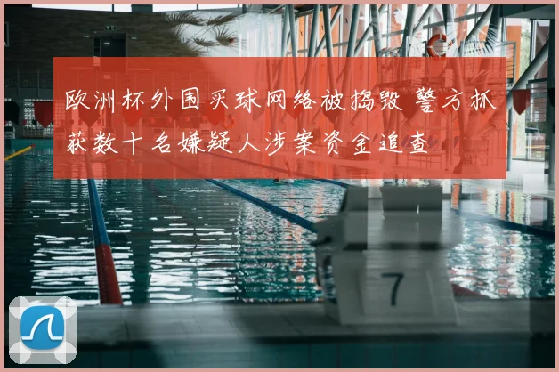 欧洲杯外围买球网络被捣毁 警方抓获数十名嫌疑人涉案资金追查